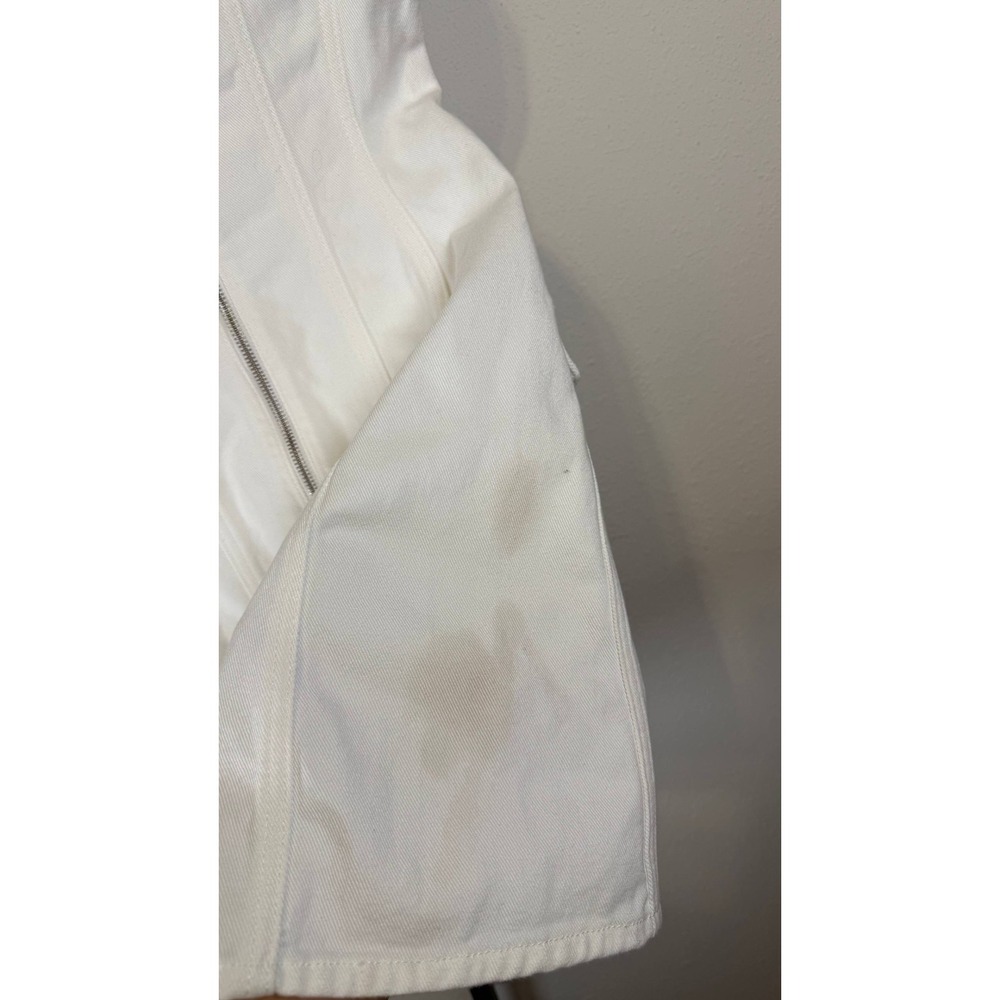 White Aknvas Adele Mini Dress Size(2) - Picture 6 of 6